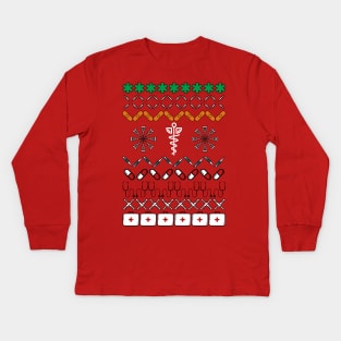 Medic Christmas party Jumper Xmas sweater Kids Long Sleeve T-Shirt